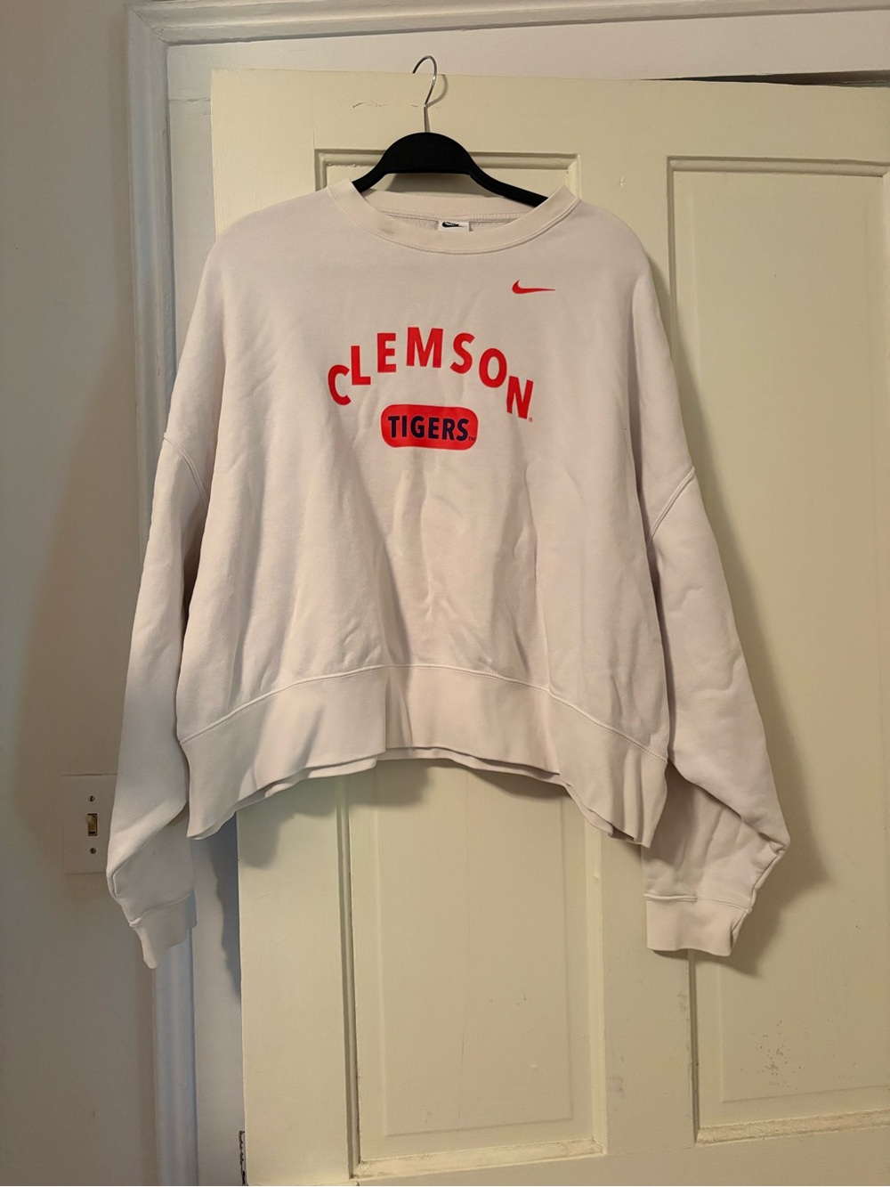 Nike Cropped Clemson Sweatshirt